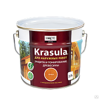 Пропитка по дереву Krasula бесцветная 0,95л 