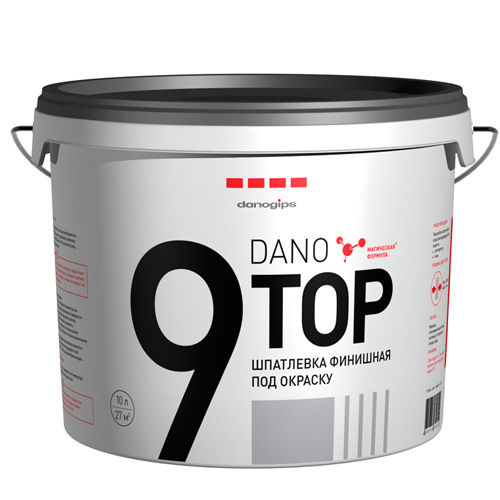 Шпаклевка финишная под окраску DANO TOP 9, 10л