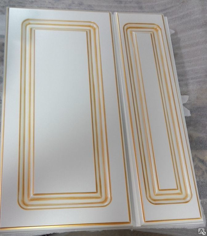 Фасад Квадро-фрезерованный глянец + золотая патина, цена в Ростове-на ...